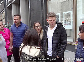 20 nymphomaniacs hunt men in the street
