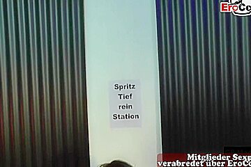 21 Guy Cum Inside German Skinny Milf At Amateur Swinger Club