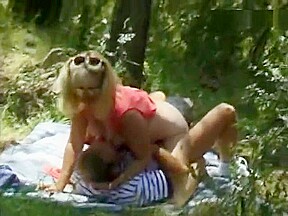 48 years old Molly dogging in nature