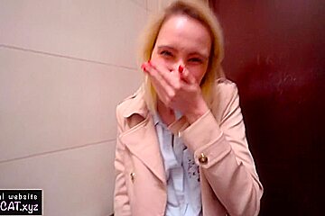 4k 18 Babe Suck Dick In Toilet Wendis & Drink Coffe With Cum / Kiss Cat