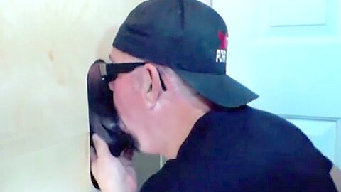 A Chocolate Visits The Gloryhole and Cums - GloryholeHookups