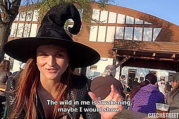 A pure Russian disguised for halloween