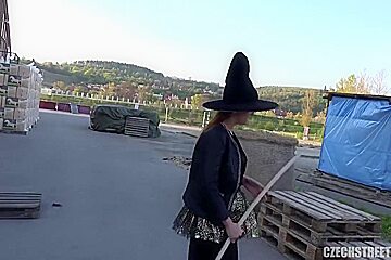 A pure Russian disguised for halloween