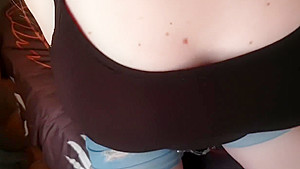 A young blonde sucks dick