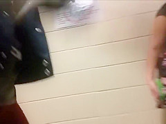 Accidental nudity in school corridor
