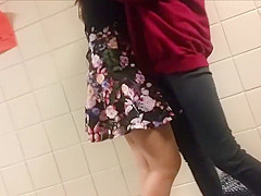 Accidental nudity in school corridor