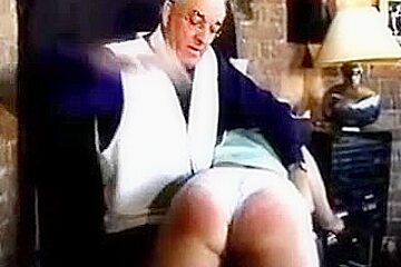 Adorable teens 18+ getting caned and spanked by a priest