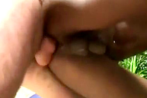 Adorable ts blows pets a cock