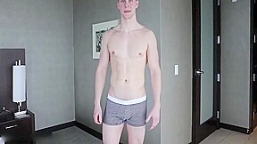 Adrian Monroe - Fit Preppy Twink Next Door Jerks Off