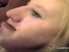After A Cumshot Over Her Pussy Anal Sex Follows