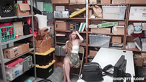 Alyce Anderson is not as experienced shoplifter as she is when it comes to sucking cocks