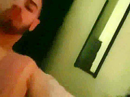 Amateur ARAB teen 18+ uses feet to fuck self with dildo HUGE CUM SHOT