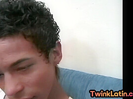 Amateur Latin twink fucked by BF till cum after cocksucking