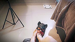 Amateur Redhead Goddess Femdom Foot Worship Lick My Sweaty Gym Feet - Pov Cum On Feet