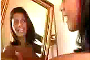 Amateur anal sex with a slender ladyboy