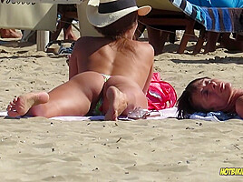 Amazing Ass Sexy Bikini Hot milf Backview at the beach