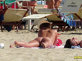 Amazing Ass Sexy Bikini Hot milf Backview at the beach