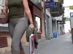 Amazing Mature's Ass Walking