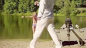 Amazing homemade Beach, Outdoor adult clip