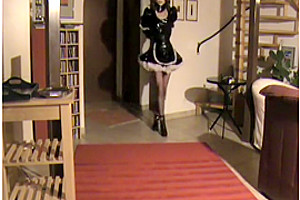 Amazing homemade shemale movie with Stockings, Solo scenes