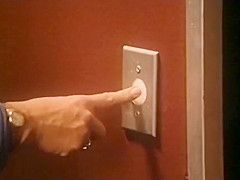 Amber Lynn fucks Peter North in a elevator
