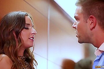 Amirah Adara - Strangers On An Elevator in HD