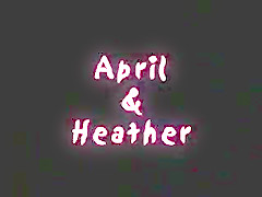 April and Heather Lesbian Office Foot Worship