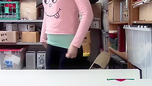 Aprils tight cunt gets expanded with officers big cock when shes caught stealing
