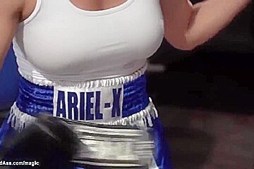 Ariel X And Maya Kendrick - Milf Boxer Bind And Fuck Pale Manager