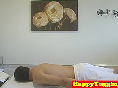 Asian Masseuse Jerks Client On Hidden