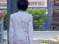 Asian Professional Peeing On The Street