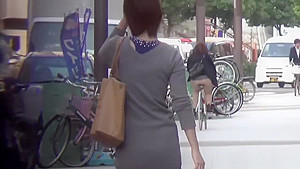 Asian Squatting To Piss