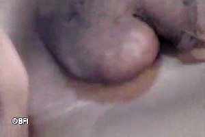 Asian Trans Masturbates By Toying Ass With A Green Toy