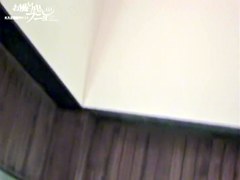 Asian chick showering and brushing her teeth on dvd 03033