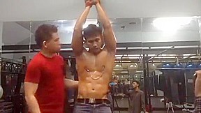 Asian gym slave nipples torture