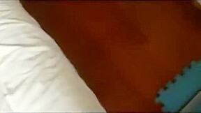 Asian hogtied and blindfold