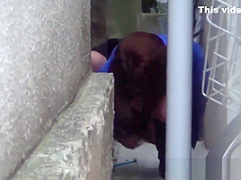 Asian hos caught pissing