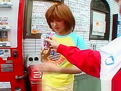 Asian redhead teen 18+ gets picked up for part2