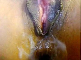 Asian teen 18+ masturbation ends with cumming on webcam