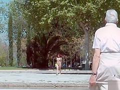 Asian tormented and fucked in public