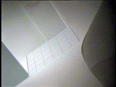 Ass in white and black panty on in change room