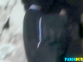 Ass ramming amateur licks cum