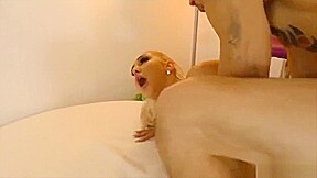 Ass to pussy bash for blonde bimbo