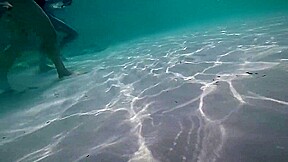 At The Beach Watches Girls Underwater And Wants To Stroke Me