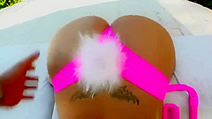 Attractive hussy getting asshole fucked