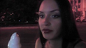 Aurita in amateur sex vid with a hottie fucking in nature