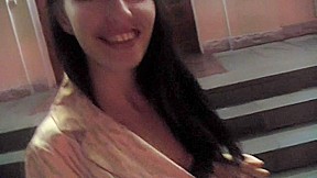 Aurita in amateur sex vid with a hottie fucking in nature