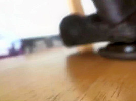 BBC SQUATS IN LONG WHITE SOCKS