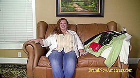 BBW Redhead Rhonda wants a casting scene