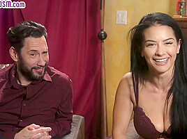BDSM babe rough fucked and spanked by dominant master